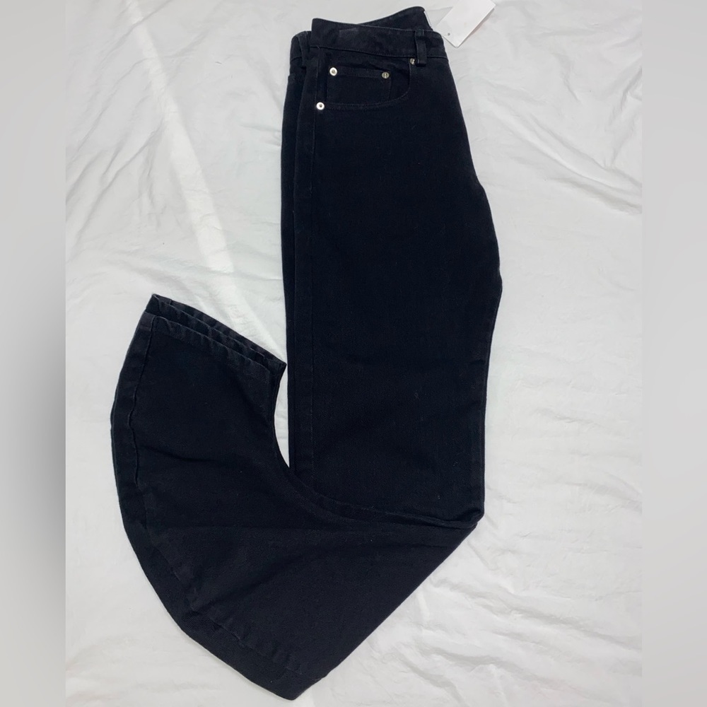 VAQUERA NYC designer black scrunch pants / jeans women’s size 27 - Picture 8 of 14